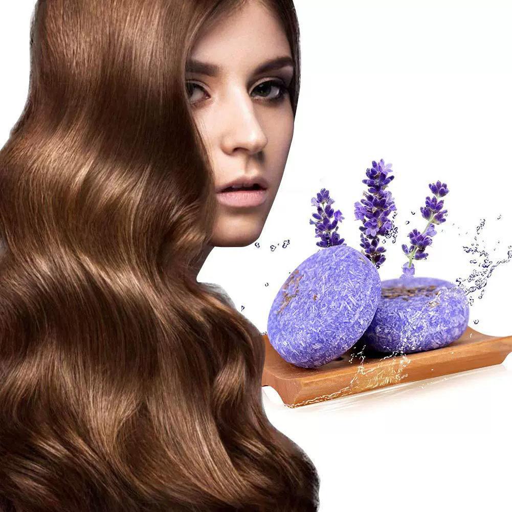 Bar Soap Shampoo Solid - Твердый шампунь с лавандой, 60 г,
