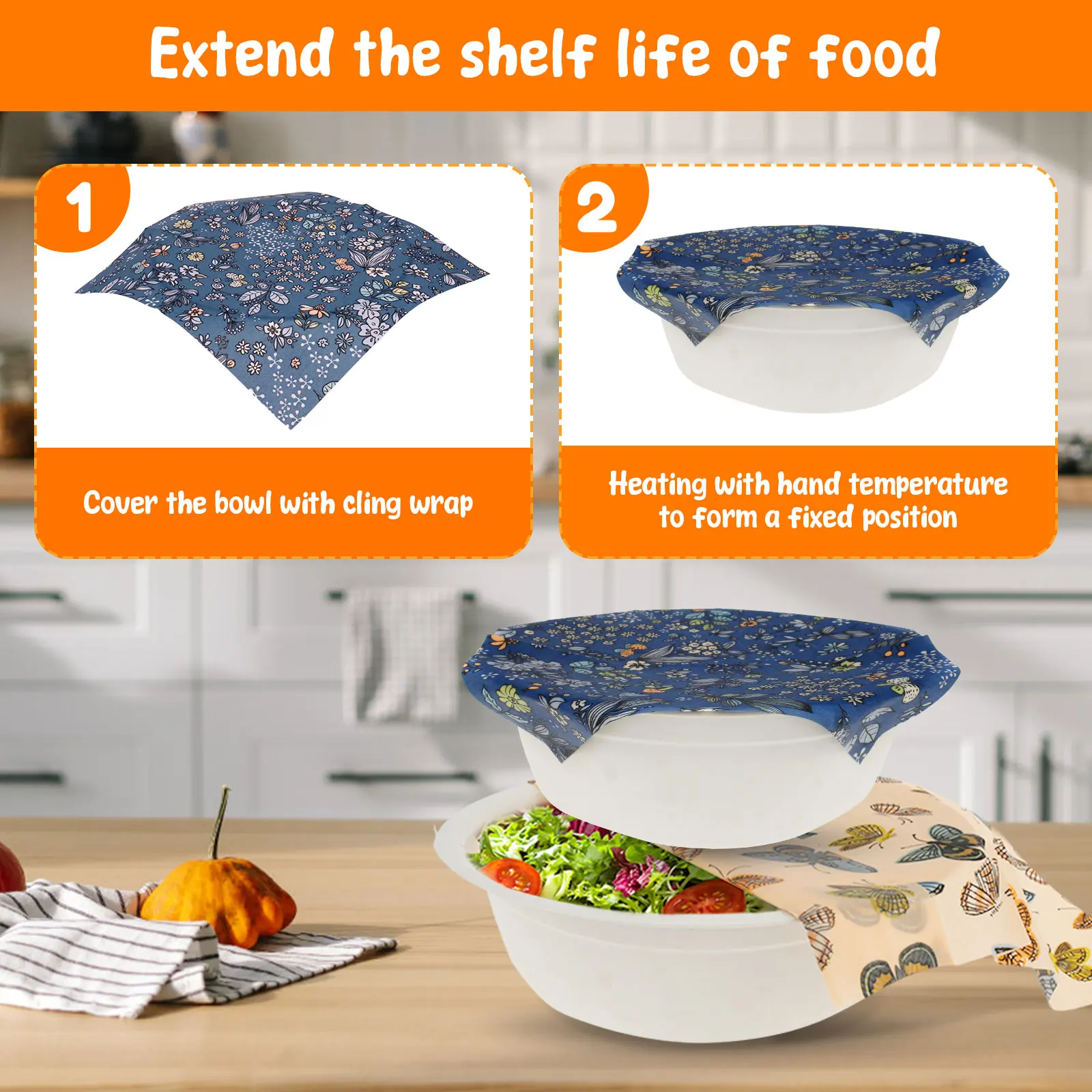 Набор из 11 многоразовых пищев – обзор и цена Beeswax Wrap Reusable