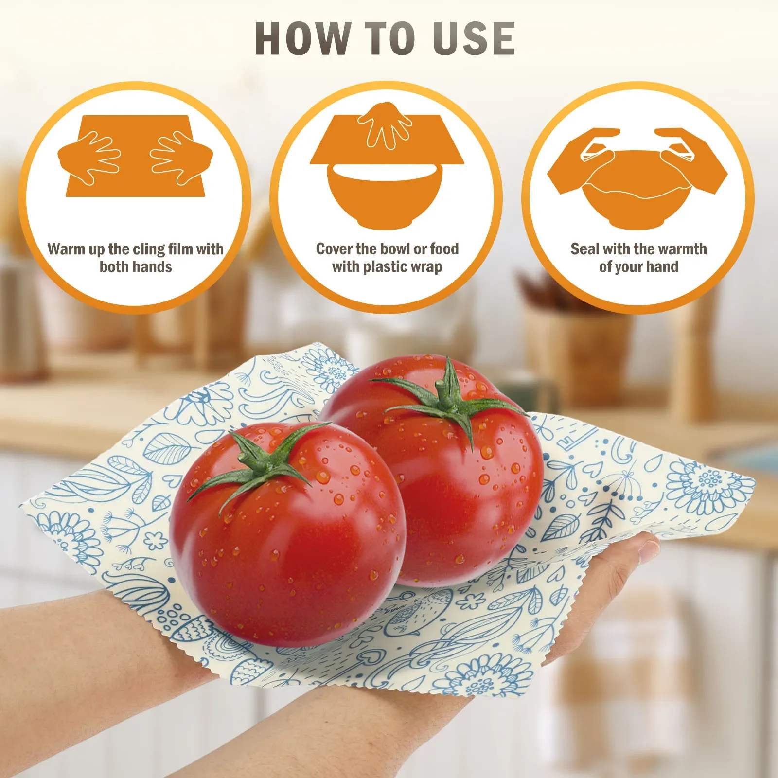 9 шт. органических вощеных пол – обзор и цена Beeswax Wrap Reusable